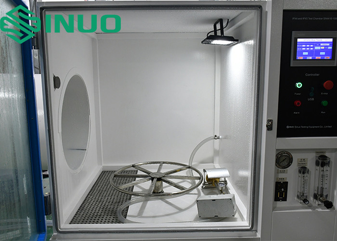 IEC60529 IPX3~6 Comprehensive Waterproof Testing Equipment With PLC + Touch Screen