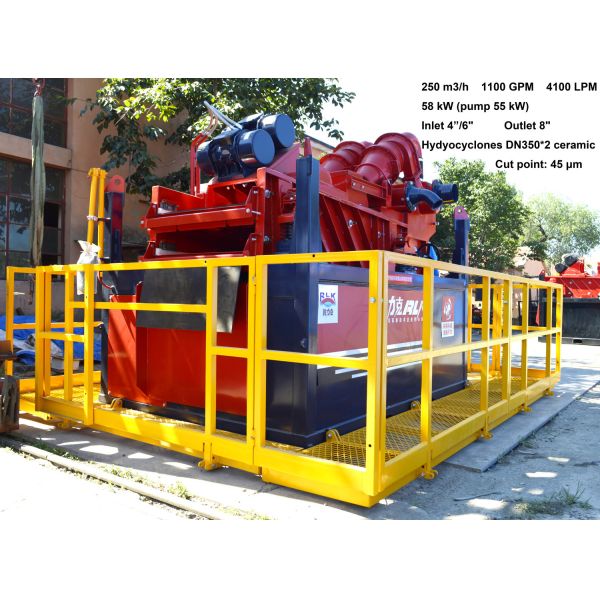 14 Inch Cyclone Size Drilling Fluid Desanding Unit RLKJC250S for Drilling Operation