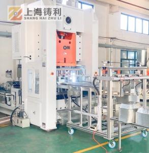 China Automatic Aluminum  Silver Foil Container Machine 12000kg Silver Foil Making Machine Production Line on sale