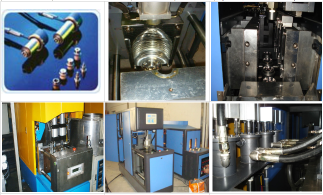 Automatic PET Bottle Blowing Machine 380V 50HZ Voltage High Adjustability