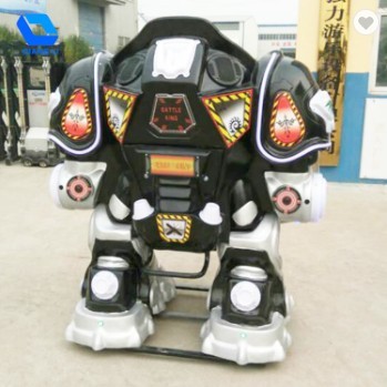 Portable Kids Amusement Ride On Robot Equipment With Digital Control System