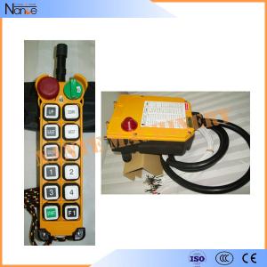 China Yellow 11 Programmable Double Step Pushbutton Wireless Hoist Remote Control on sale
