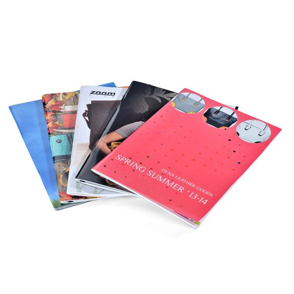 Offset Custom Catalog Printing Saddle Stitch Binding Debossing