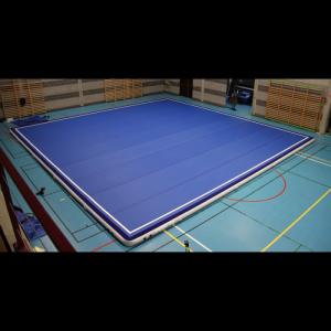 Quality Compact Blow Up Gymnastics Mat , Thick Gymnastics Tumble Track At Home wholesale