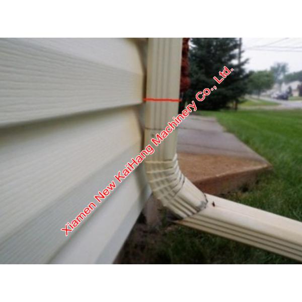 Rectangular Shape Elbow Maker Machine Tooth Curving / Crimping For Downpipe Panel
