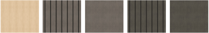 Fire Retardant PVC Protection Flexible Wood Wall Panel Wallpaper For Home Decor
