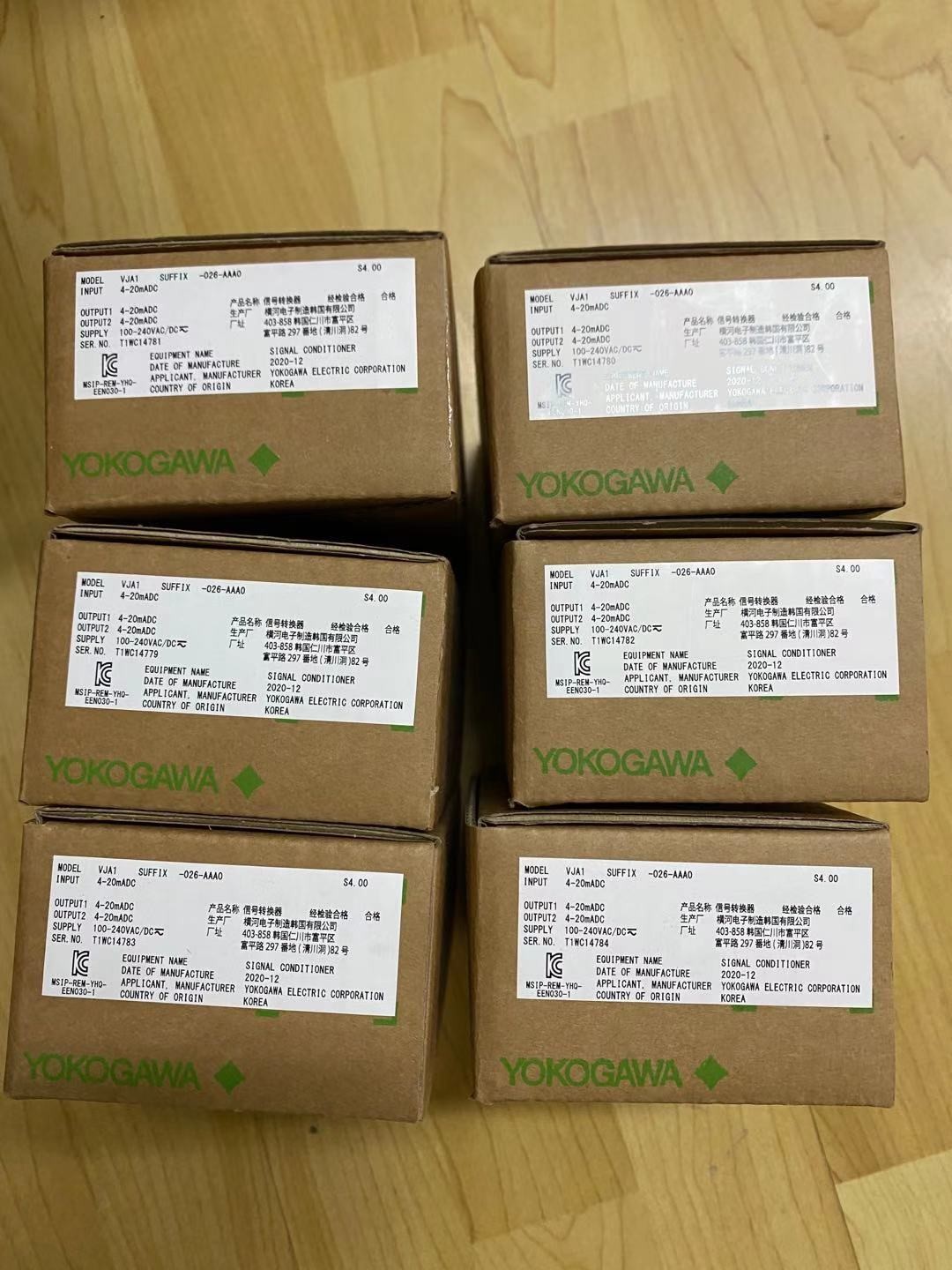 Yokogawa Universal Temperature Converter VJA1-026-AAA0