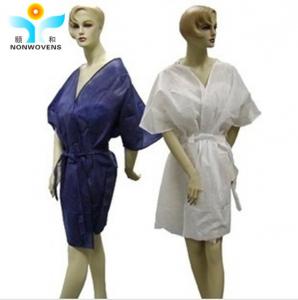 China Female Hotel Disposable Spa Robes Eco friendly S-3XL Size on sale