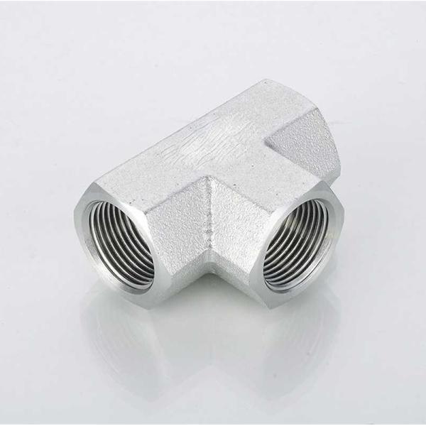 Stainless Steel BSPT Female Equal Tee Adapter OEM Sales for Pipe Lines Connection