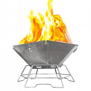 Quality 2KG Portable Garden Fire Bowl Large Wood Burning Fireplace for Backyard Bonfire Stocked wholesale