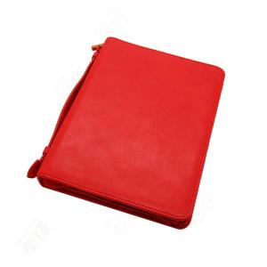China Portable Soft Faux Leather Bible Book Cover A4 A5 Size With Zipper on sale