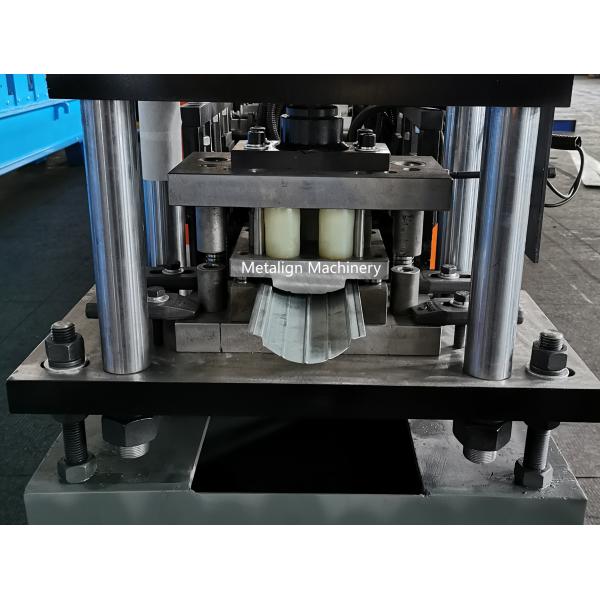 Hydraulic Cutter Equipped Roll Former For Custom Curved Edge Garden Fence Post Production Line