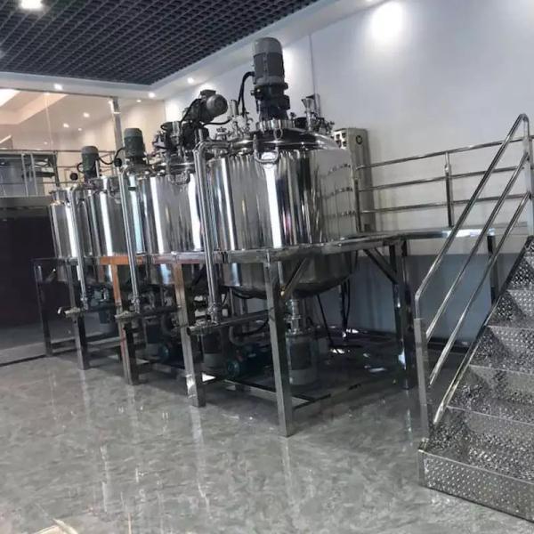 Cheap Multipurpose Stable Cream Emulsifier Mixer , Medicine Vacuum Emulsification Machine for sale