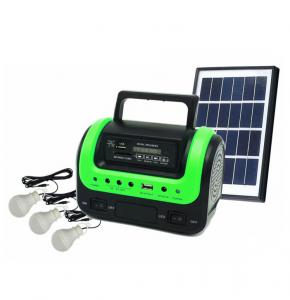 China 5W Portable Solar Home Lighting System Kit with Radio MP3 Bluetooth Speaker Function DC Solar Emergency Home Lighting on sale