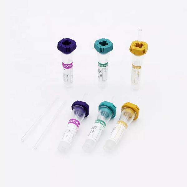 0.25ml 0.5ml 0.1ml Pediatric Blood Draw Tubes Non Vacuum Edta Blood Test Tube