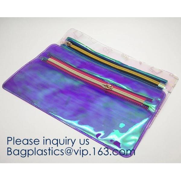 Custom outdoor EVA makeup pouch semi-transparent Soft Plastic toiletry bags Water proof PVC/EVA makeup organizer pack