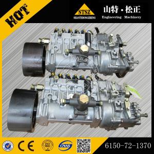 China Komatsu genuine bulldozer D65E-12 fuel injection pump 6150-72-1370 for engine 6D125E-2A on sale