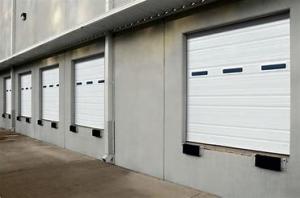 Quality Roller Shutter Industrial Sectional Door 380V 40mm With Windows wholesale