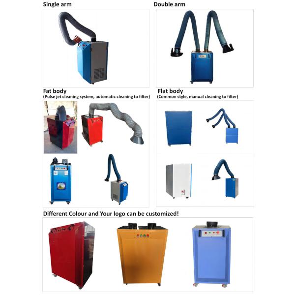 Industrial Fume Extractors Smoke Pollution Mobile fume Extraction Unit