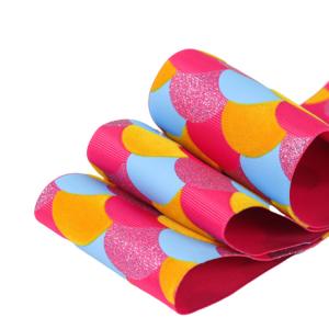 Quality Durable Polyester Grosgrain Ribbon , Fancy Style Logo Printed Ribbon wholesale