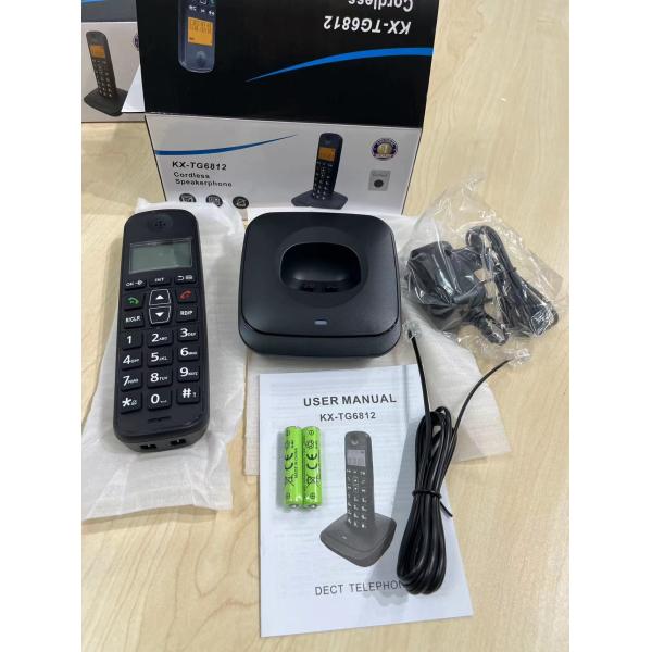 D1007 Digital Cordless Phone Handheld for Home Office Low Radiation Clear Sound E65A