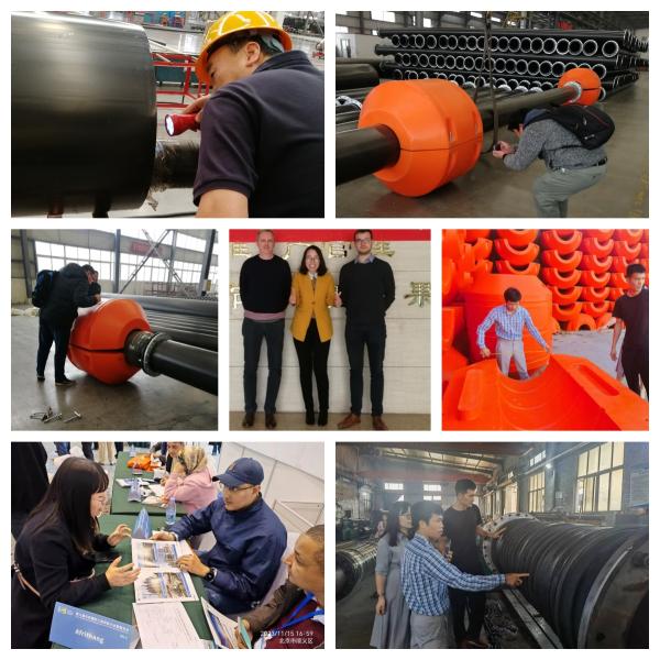 Customized Diameter Dredging HDPE Pipe With ISO4427 Standard Pressure And Excellent Flexibility