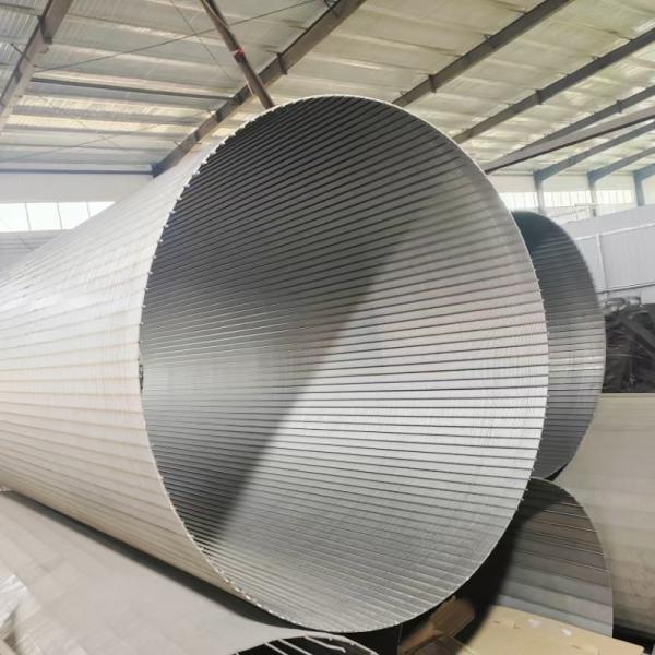 Durable Screen Sieve Plate SS Wedge Wire Filter Screen Max 6m Slotted Hole