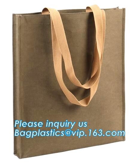 Custom Eco friendly tyvek Lunch bag Insulated Cooler bag,tyvek kraft paper insulated aluminum foil lunch box bag with sn
