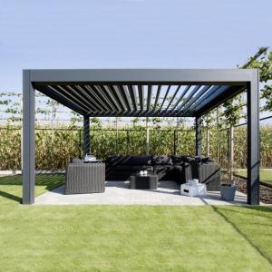 Quality Aluminum Flip Modern Aluminum Pergola Adjustable Louvered Hardtop Pergola wholesale