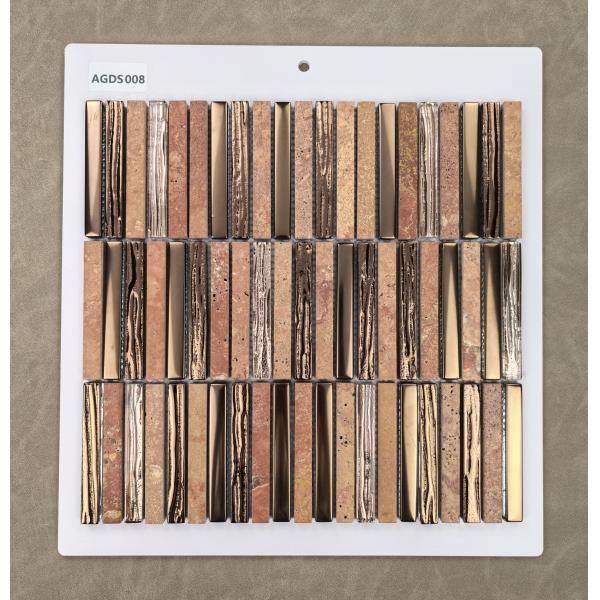 Stunning 282x294mm Interior Wall Natural Stone Mosaics For Dining Room and Creative Decoration
