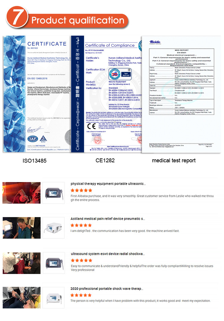 Manufacturers Sell Pain Relief Extracorporeal Shock Wave Therapy Equipment