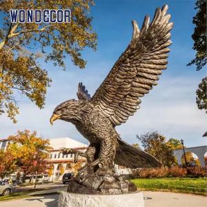 Quality Winged Eagle Carving Bronze Statues Sculpture Artistic wholesale
