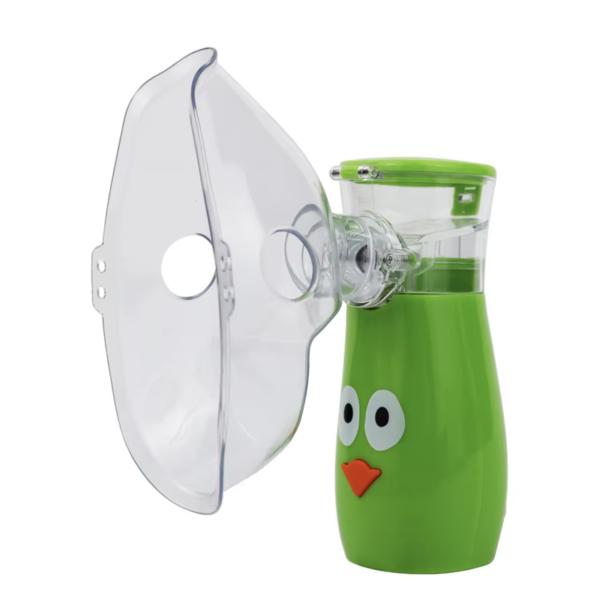 Lightweight Children'S Portable Mesh Portable Nebulizer White Blue Green For Respiratory Treatment