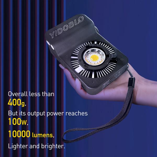 High-power 100w RGB color light mini live broadcast light suitable for outdoor selfie fill light