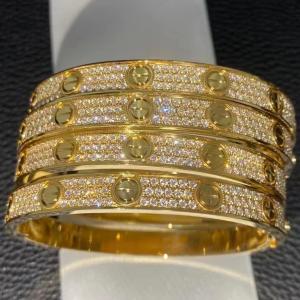 Quality 18K Yellow Gold Set Luxury Diamond Jewelry With 2 Carats Diamonds jewelry factory in China wholesale
