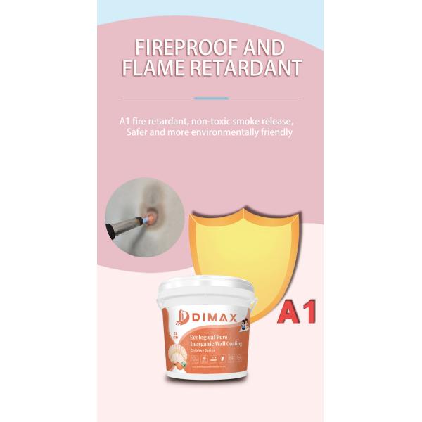 No Voc Release Decompose Formaldehyde Purify Air Inorganic Mineral Interior Exterior Painting