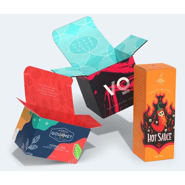 Custom Tea Coffee Packaging Recyclable Paper Coffee Packaging Box