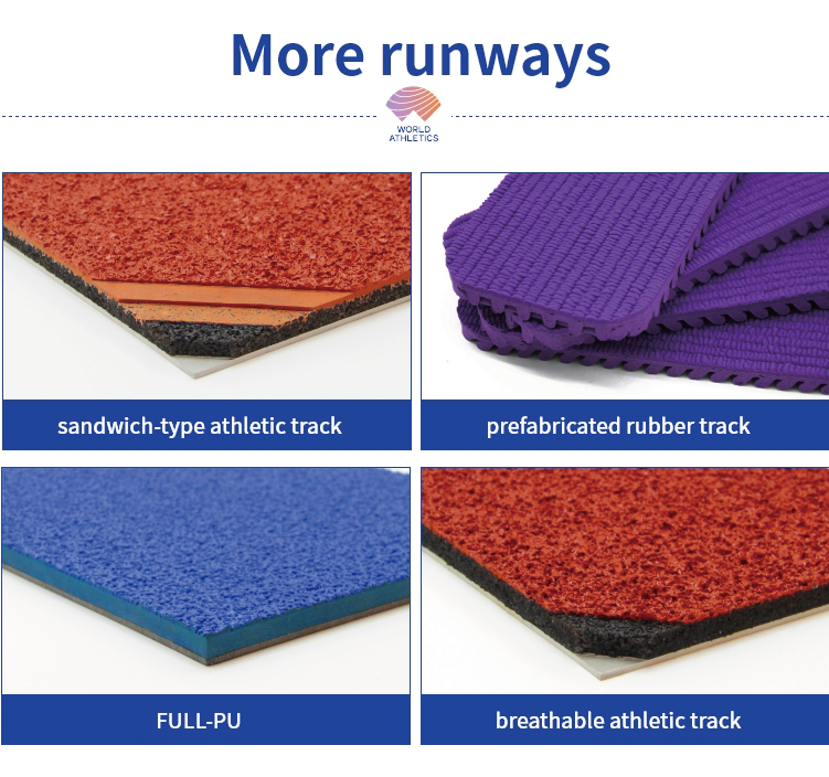 Hybrid PU Stadium Running Track Surface With Multi Layer PU Rubber Construction For Professional Training Centers Stadium Support Areas And Contractor