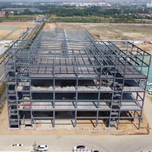 Prefab Multi Storey Steel Frame Construction for Warehouses