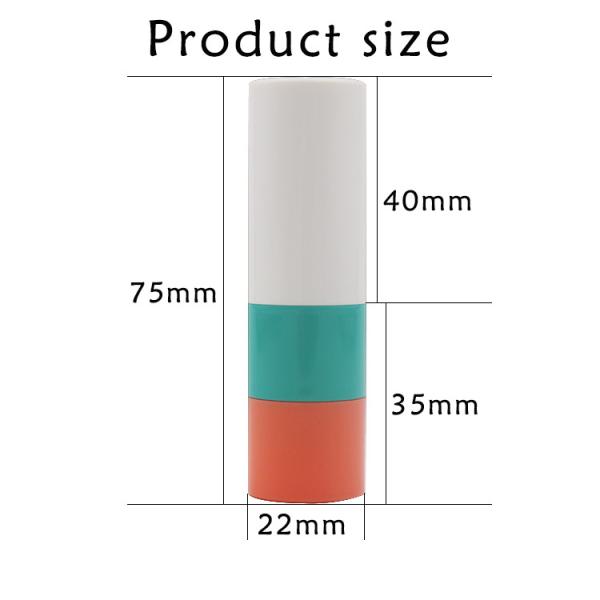 8×2cm 3C Color Herbal Matte Lip Stick Shell Long Lasting