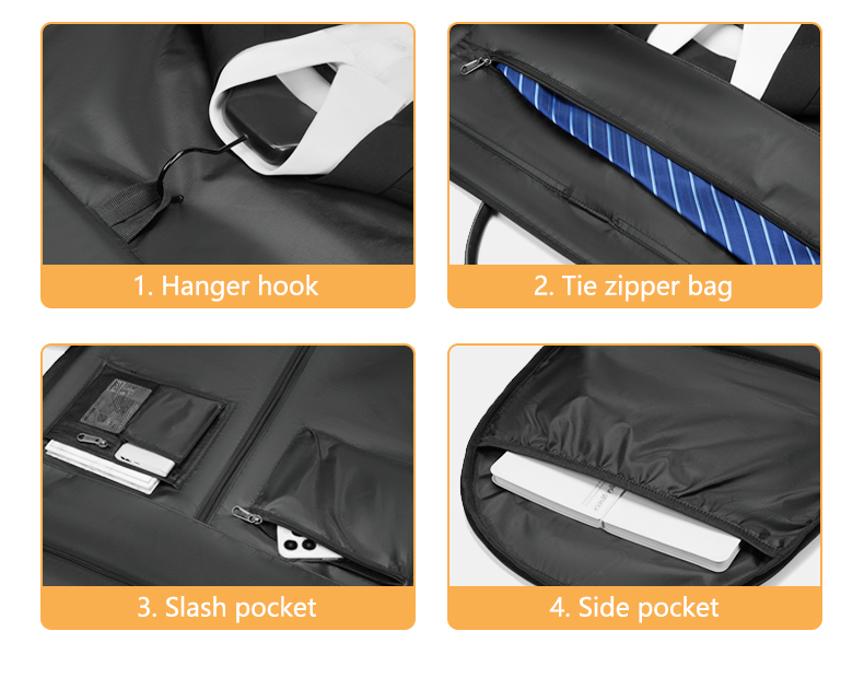 Fashionable Men Waterproof Duffle Bag With Shoe Compartment Anti Scratch