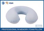 Cool Pillow Case Memory Foam Contour Travel Pillow / U Shaped Travel Pillow