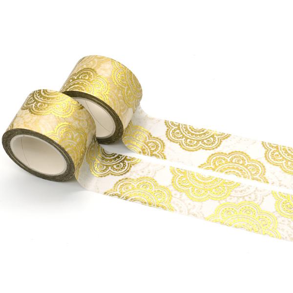 Decoration Masking Adhesive Washi Tape Custom Printed Rose Foil Washi Tape