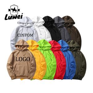 China Designer Custom Wholesale Poly Cotton Dress Heavy Weight Blanket Premium Black Oversized Pullover Hoodie For Men on sale