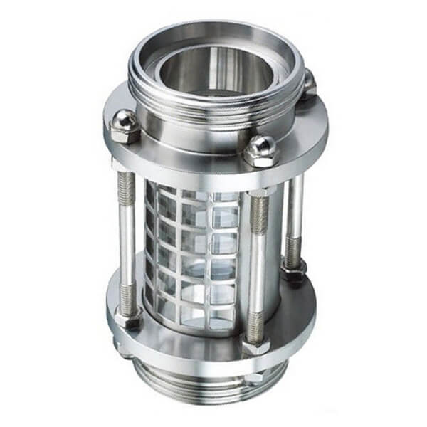Straight High Pressure Sight Glass Male Thread Connection Reducing Shaped