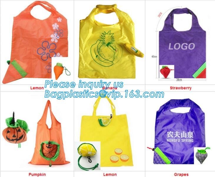 Reusable easy carry tote eco friendly foldable polyester folding shopping bag,Foldable Shopping Bag w/Zipper Closure and