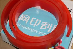 Quality Gum Rubber Red Screen Printing Squeegee Solvent Ink Solvent Resistance wholesale