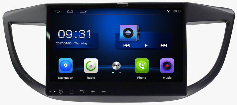 Ouchuangbo car multi media stereo android 8.1 for Honda CRV 2012 with gps navi bluetiith Phone steering wheel control