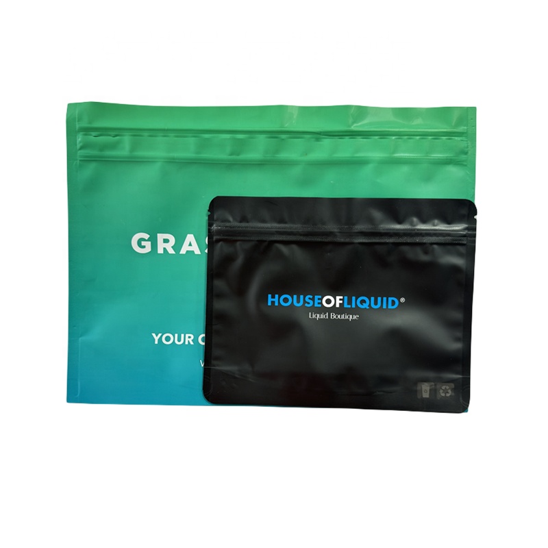 Vacuum Bag Custom Printing Heat Sealable Tobacco Smoking Wrap Packaging For Single Cigar