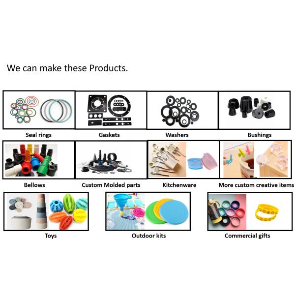 Elastic Silicone Rubber Seal Ring , EPDM Rubber O Ring For Wash Machine